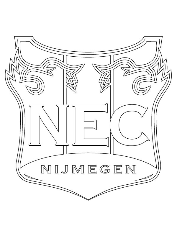Dibujo de NEC Nimega para Colorear