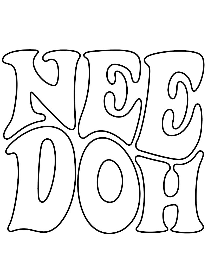 Dibujo de Needoh para Colorear