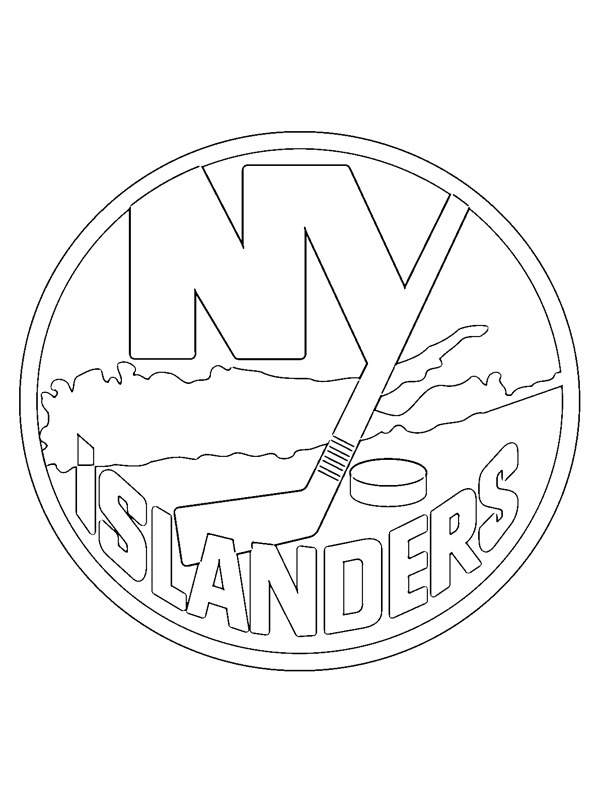 Dibujo de Nueva York Islanders para Colorear