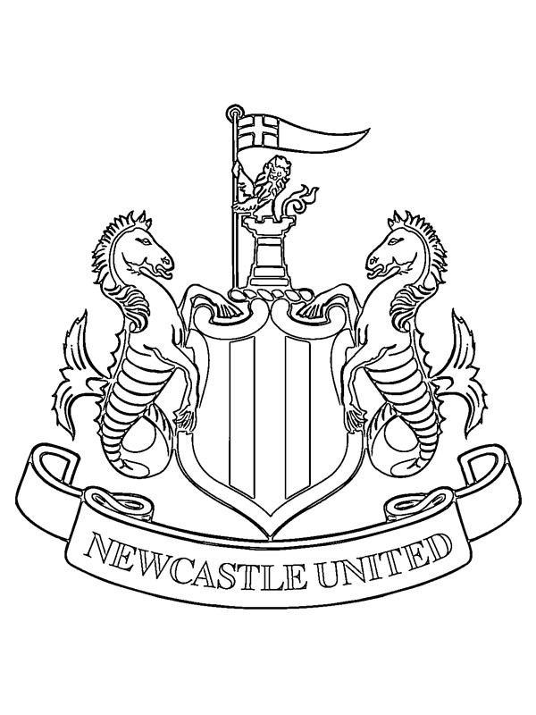 Dibujo de Newcastle United Football Club para Colorear