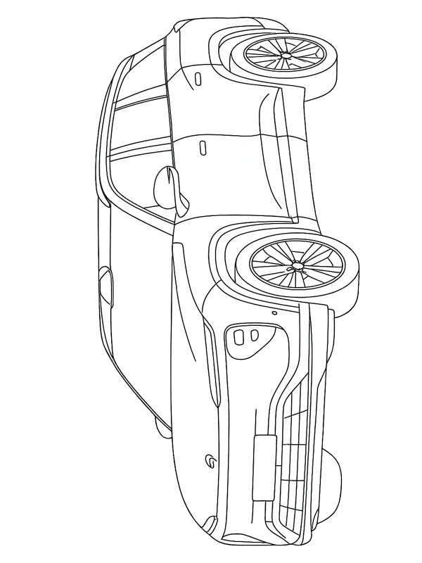 Dibujo de NIO EL7 para Colorear Dibujo de NIO EL7 para Colorear