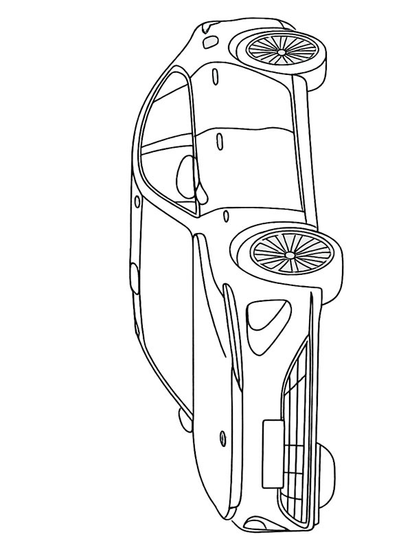 Dibujo de NIO ET7 para Colorear Dibujo de NIO ET7 para Colorear