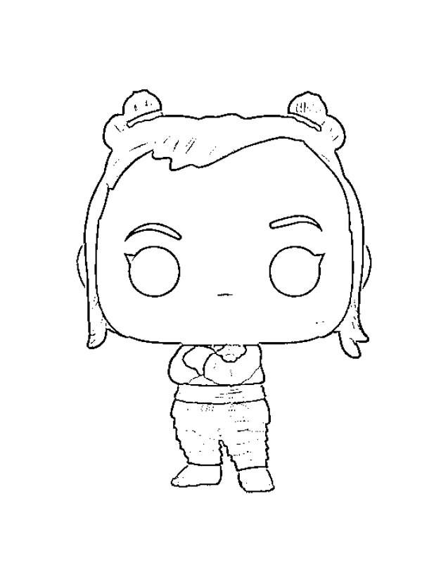 Dibujo de Pequeña Noi para Colorear Dibujo de Pequeña Noi para Colorear
