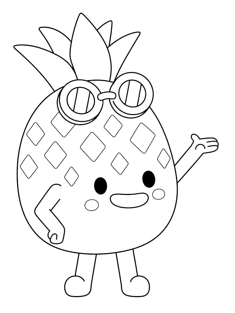 Dibujo de Paulina (Toca Boca) para Colorear Dibujo de Paulina (Toca Boca) para Colorear