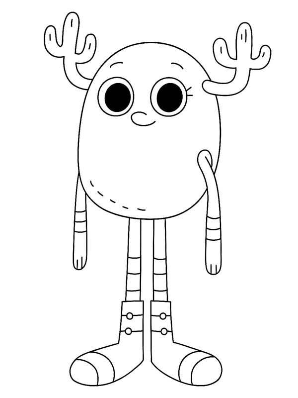 Dibujo de Penny Fitzgerald para Colorear Dibujo de Penny Fitzgerald para Colorear