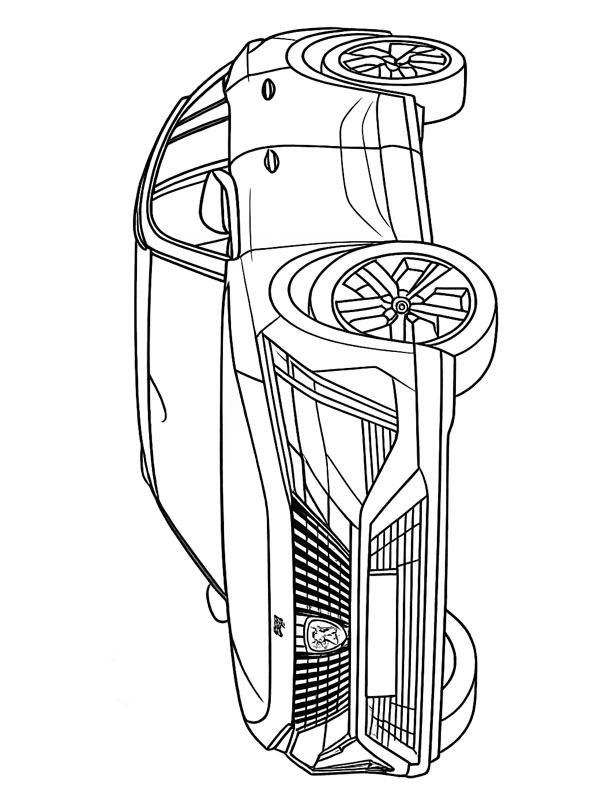 Dibujo de Peugeot 408 para Colorear Dibujo de Peugeot 408 para Colorear
