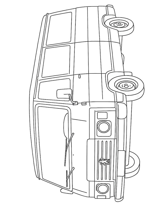 Dibujo de Peugeot J9 para Colorear Dibujo de Peugeot J9 para Colorear