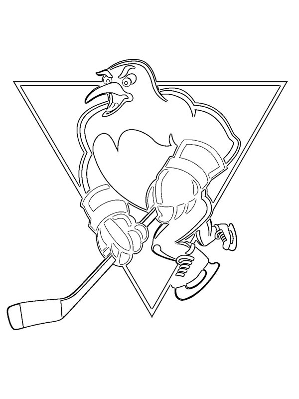 Dibujo de Pittsburgh Penguins para Colorear