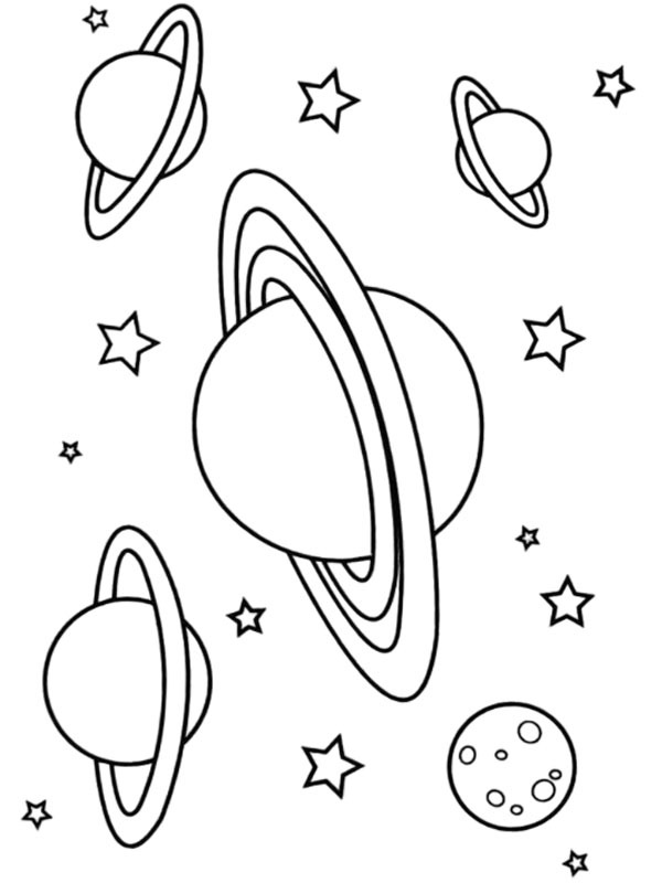 Dibujo de Planetas sistema solar para Colorear Dibujo de Planetas sistema solar para Colorear
