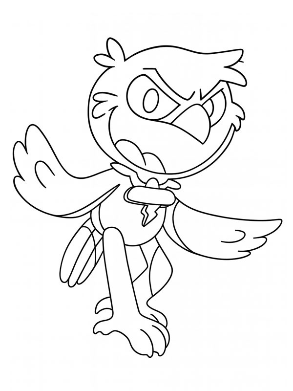 Dibujo de Poe Poppy Playtime para Colorear Dibujo de Poe Poppy Playtime para Colorear