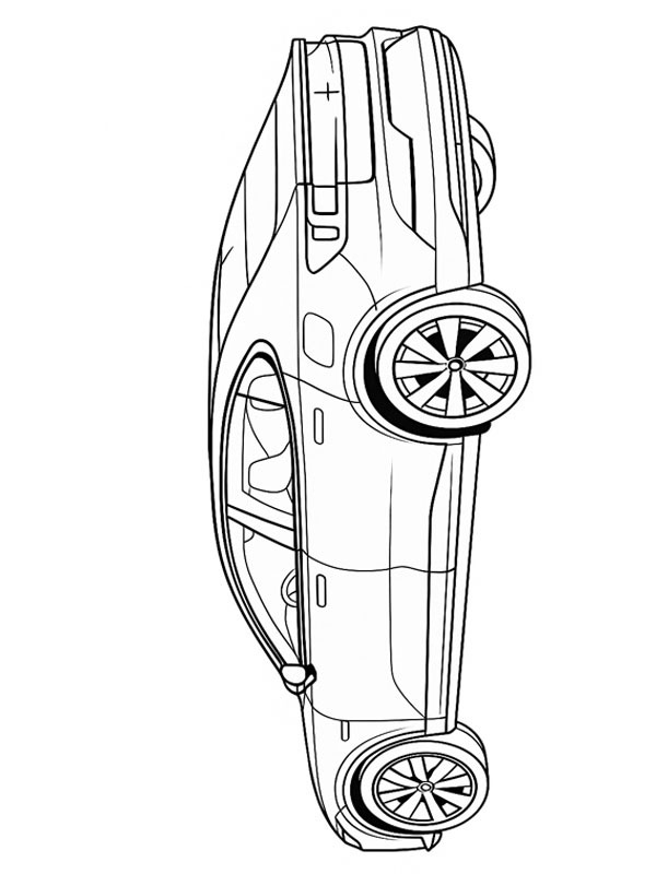 Dibujo de Polestar 4 para Colorear Dibujo de Polestar 4 para Colorear