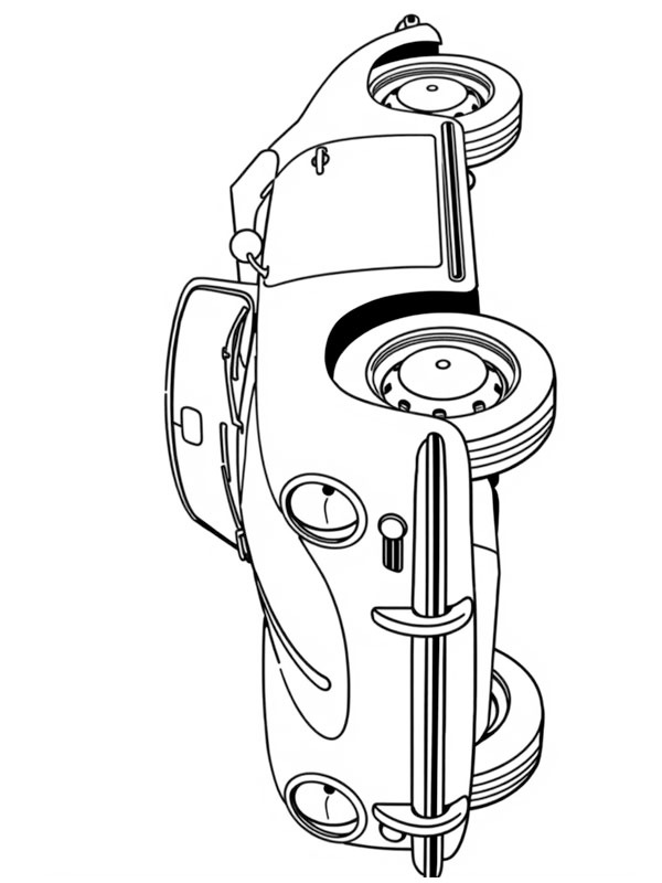 Dibujo de Porsche 356 B T5 Roadster para Colorear Dibujo de Porsche 356 B T5 Roadster para Colorear