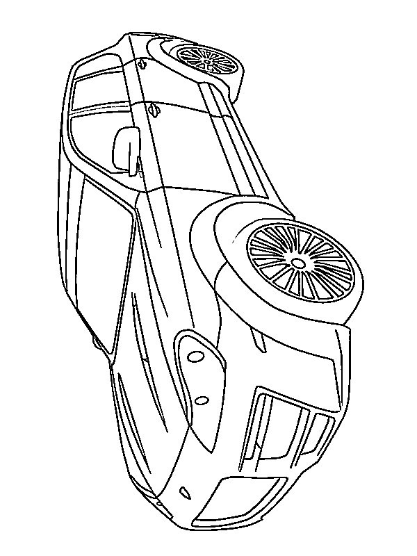 Dibujo de Porsche Cayenne para Colorear Dibujo de Porsche Cayenne para Colorear
