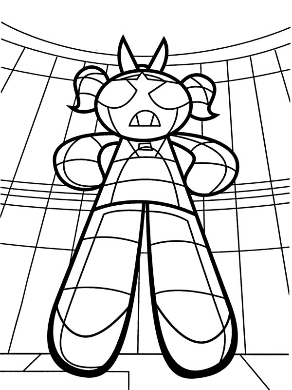 Dibujo de Dinamo de las Supernenas para Colorear Dibujo de Dinamo de las Supernenas para Colorear