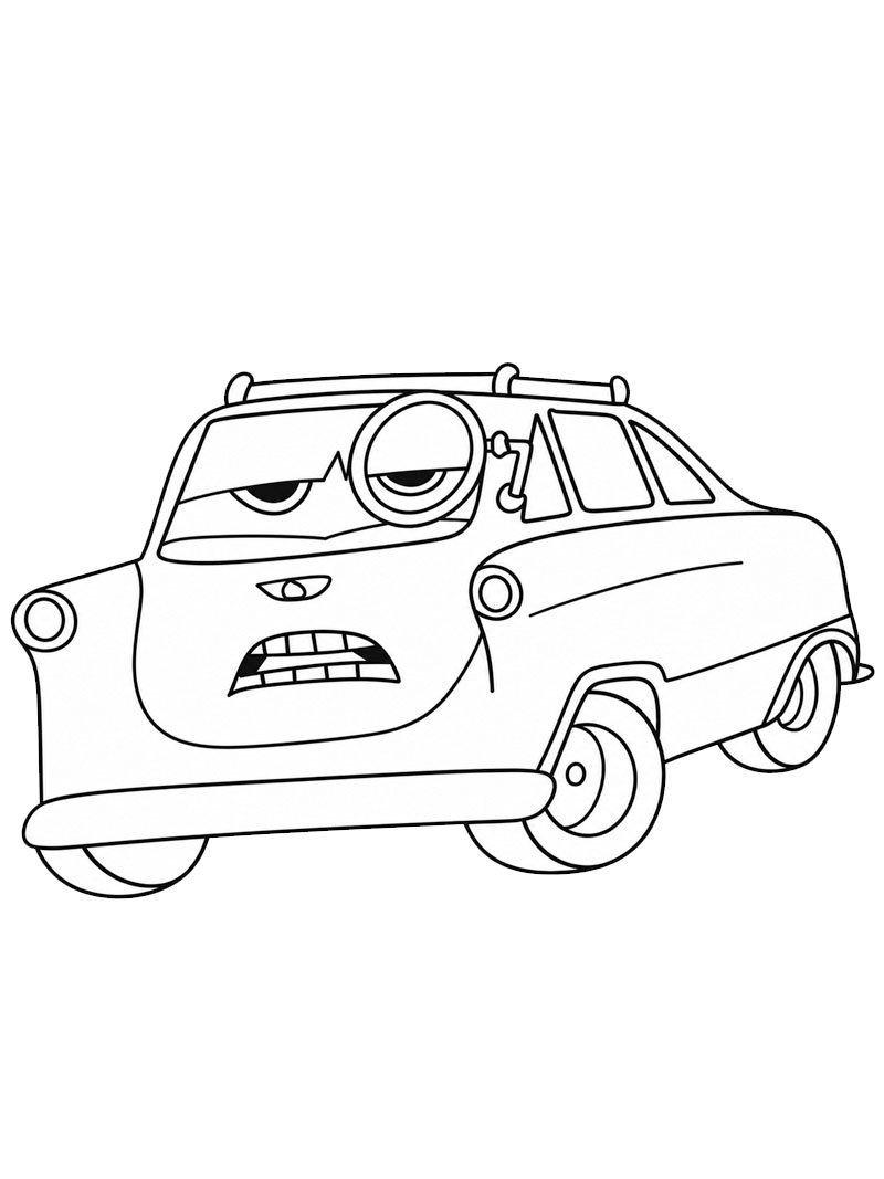 Dibujo de Professor Z (Cars 2) para Colorear Dibujo de Professor Z (Cars 2) para Colorear