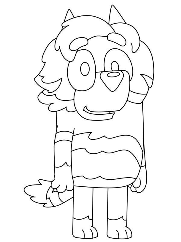 Dibujo de Radley Heeler para Colorear Dibujo de Radley Heeler para Colorear