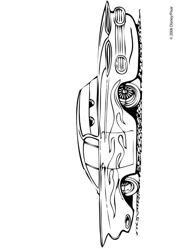 Dibujo de Ramone (Cars) para Colorear