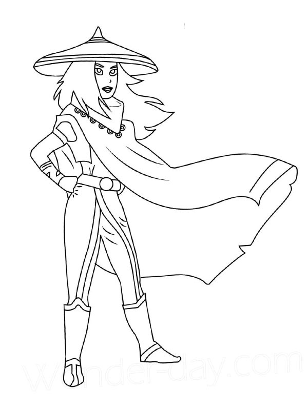 Dibujo de Raya para Colorear Dibujo de Raya para Colorear