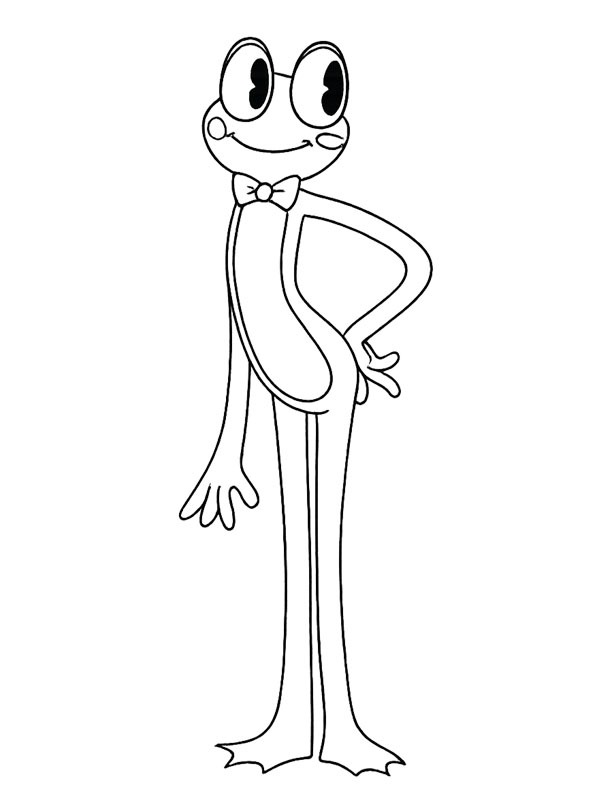 Dibujo de Ribbit (El Asombroso Circo Digital) para Colorear Dibujo de Ribbit (El Asombroso Circo Digital) para Colorear