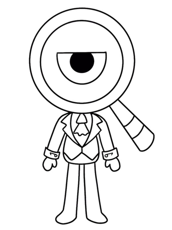 Dibujo de Rodger Dandy's World para Colorear Dibujo de Rodger Dandy's World para Colorear