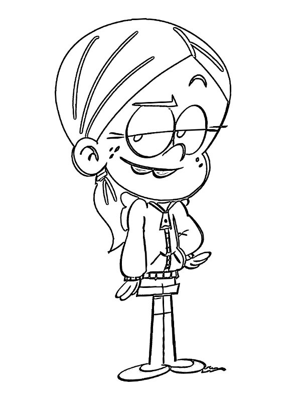Dibujo de Ronnie Anne Santiago para Colorear Dibujo de Ronnie Anne Santiago para Colorear