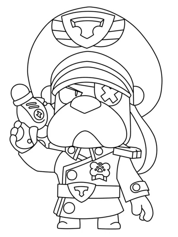 Dibujo de Ruffs para Colorear Dibujo de Ruffs para Colorear