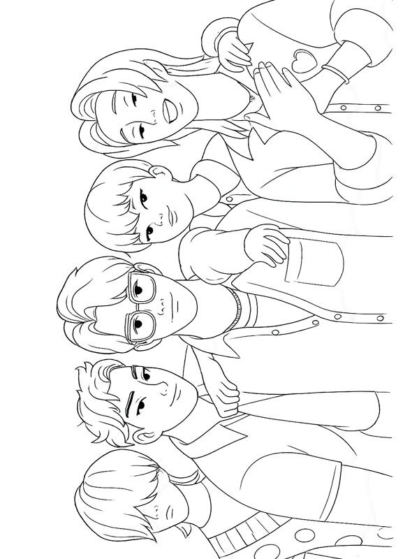 Dibujo de Saja Boys para Colorear Dibujo de Saja Boys para Colorear