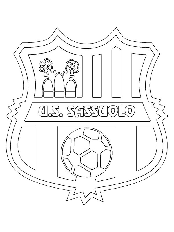 Dibujo de Unione Sportiva Sassuolo Calcio para Colorear