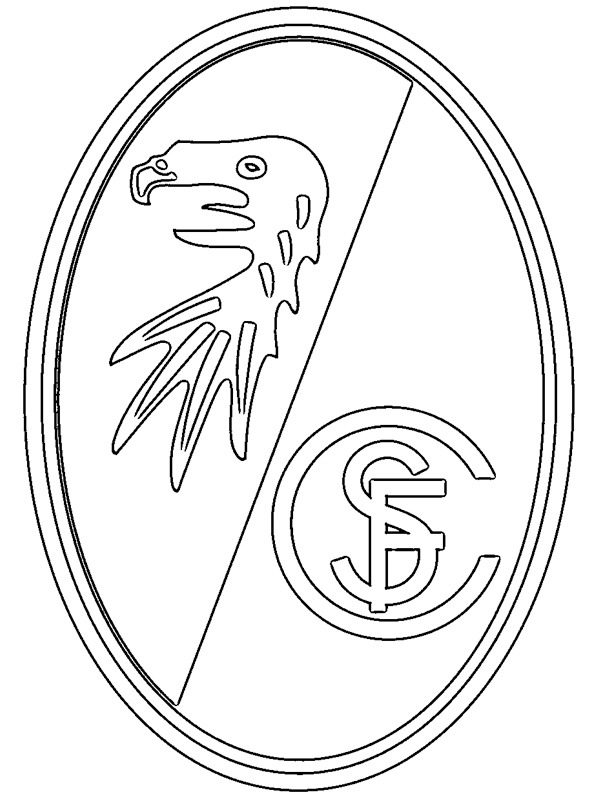 Dibujo de SC Friburgo para Colorear Dibujo de SC Friburgo para Colorear