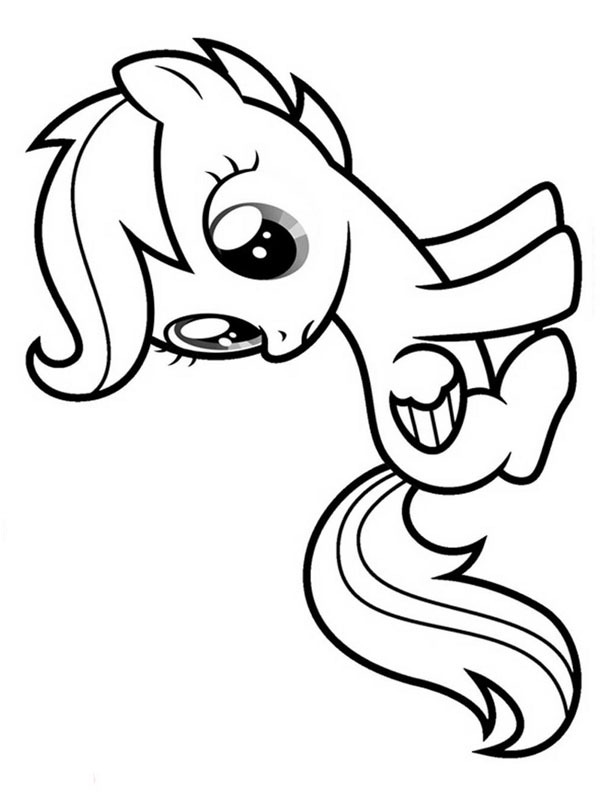 Dibujo de Scootaloo para Colorear Dibujo de Scootaloo para Colorear