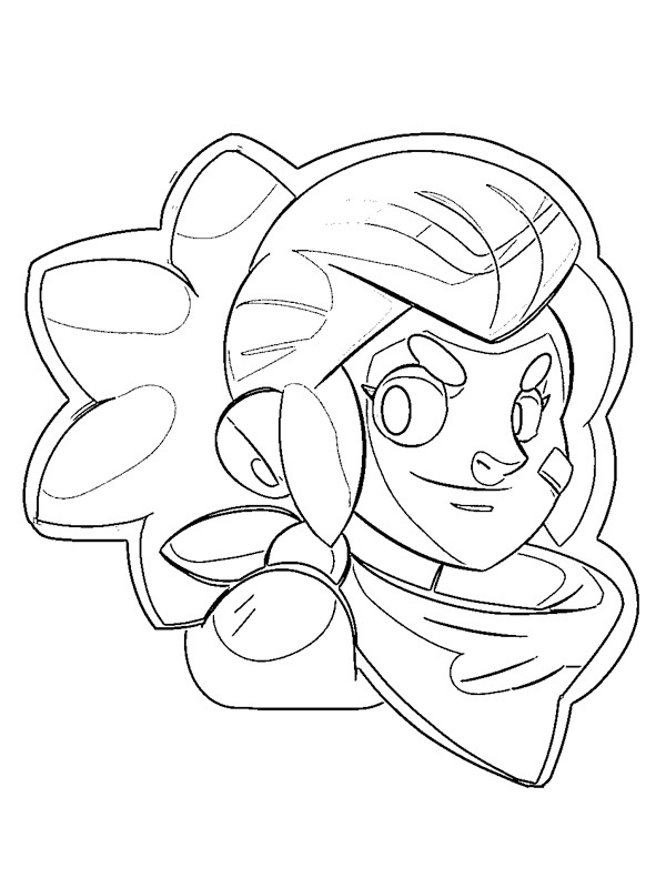 Dibujos Para Colorear Shelly Brawl Stars Dibujosparaimprimir Es - shelly bruja brawl stars para colorear