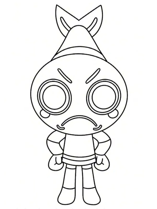 Dibujo de Shrimpo Dandy’s World para Colorear Dibujo de Shrimpo Dandy’s World para Colorear