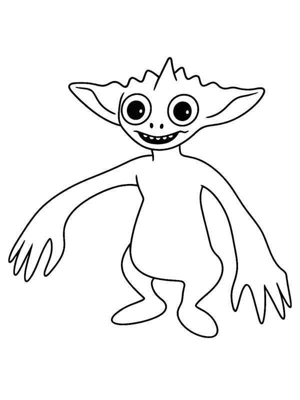 Dibujo de Smiley Miley Garten of Banban para Colorear Dibujo de Smiley Miley Garten of Banban para Colorear