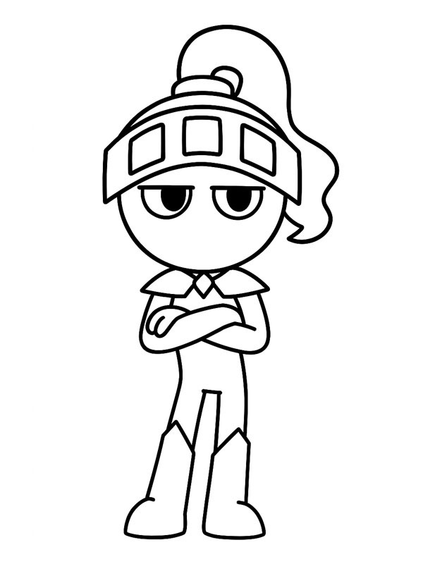 Dibujo de Soulvester (Dandy's World) para Colorear Dibujo de Soulvester (Dandy's World) para Colorear
