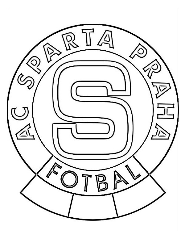 Dibujo de Sparta Praga para Colorear