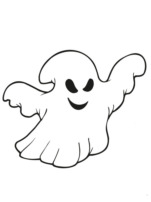 Dibujo de Fantasma para Colorear Dibujo de Fantasma para Colorear