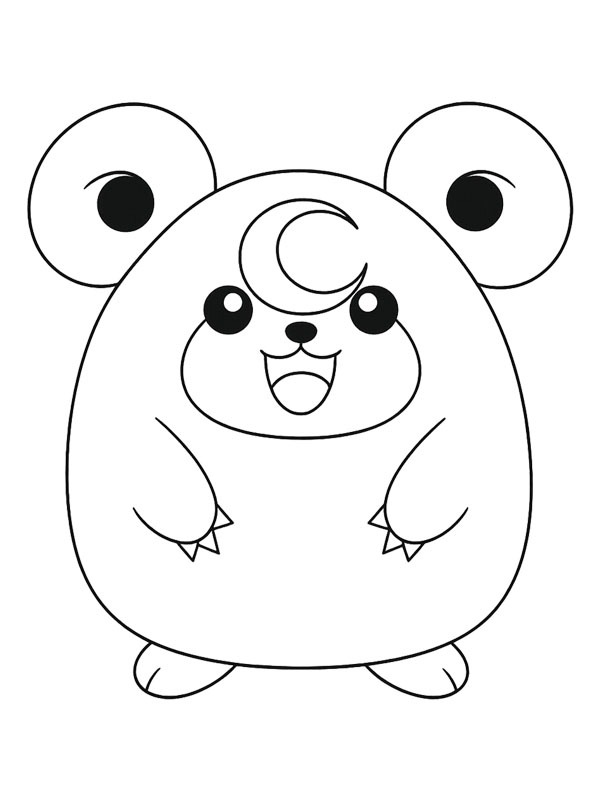 Dibujo de Squishmallows Pokémon para Colorear Dibujo de Squishmallows Pokémon para Colorear