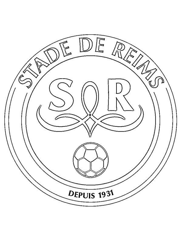 Dibujo de Stade de Reims para Colorear