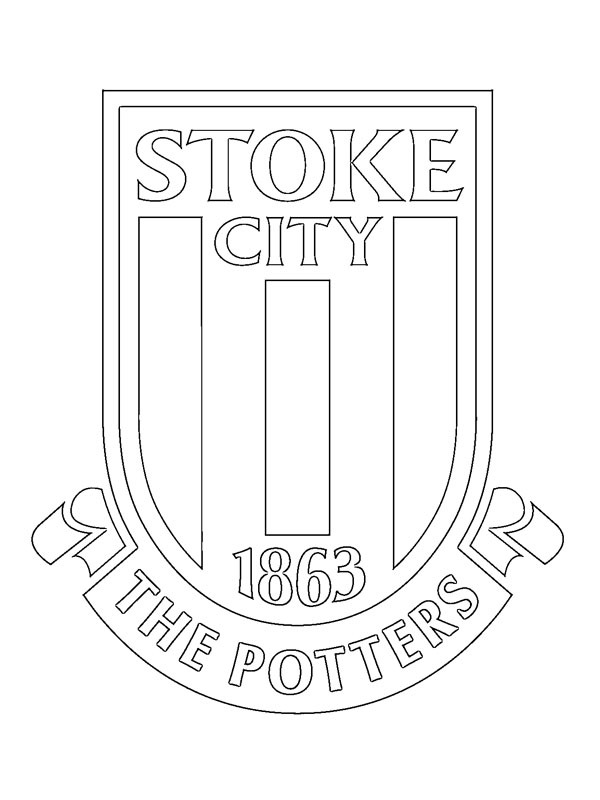 Dibujo de Stoke City Football Club para Colorear