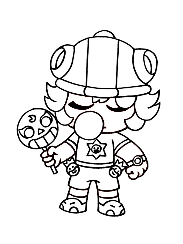 Dibujo de Sugar Rush Sandy para Colorear Dibujo de Sugar Rush Sandy para Colorear