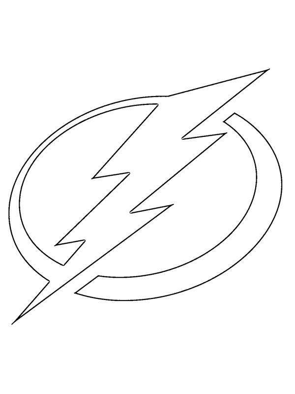 Dibujo de Tampa Bay Lightning para Colorear