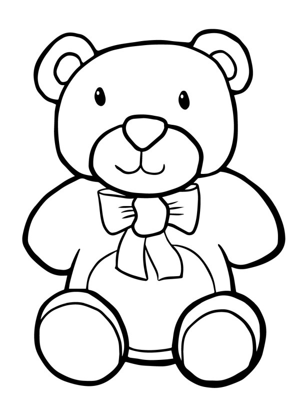 Dibujo de Osito de peluche para Colorear