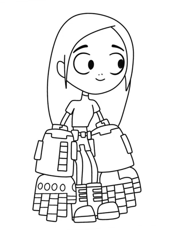 Dibujo de Terra (Teen Titans Go!) para Colorear Dibujo de Terra (Teen Titans Go!) para Colorear