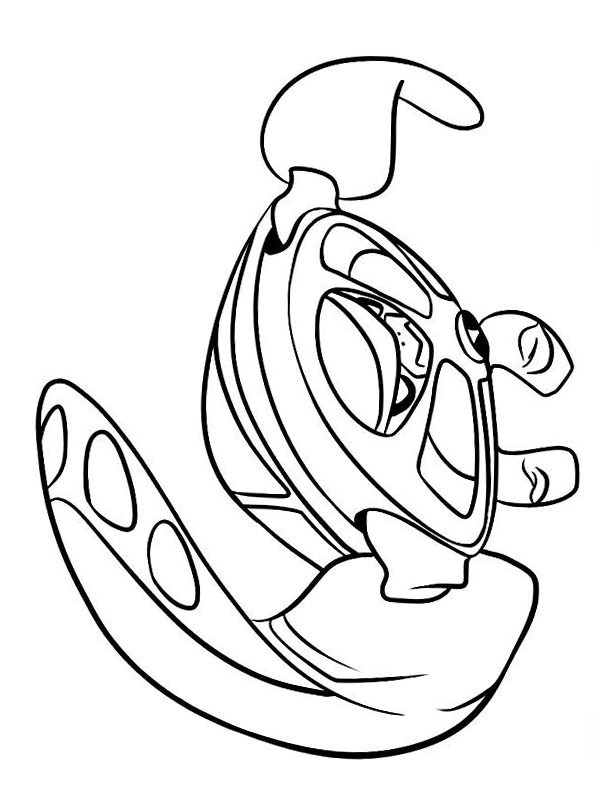 Dibujo de Tortutornado para Colorear Dibujo de Tortutornado para Colorear