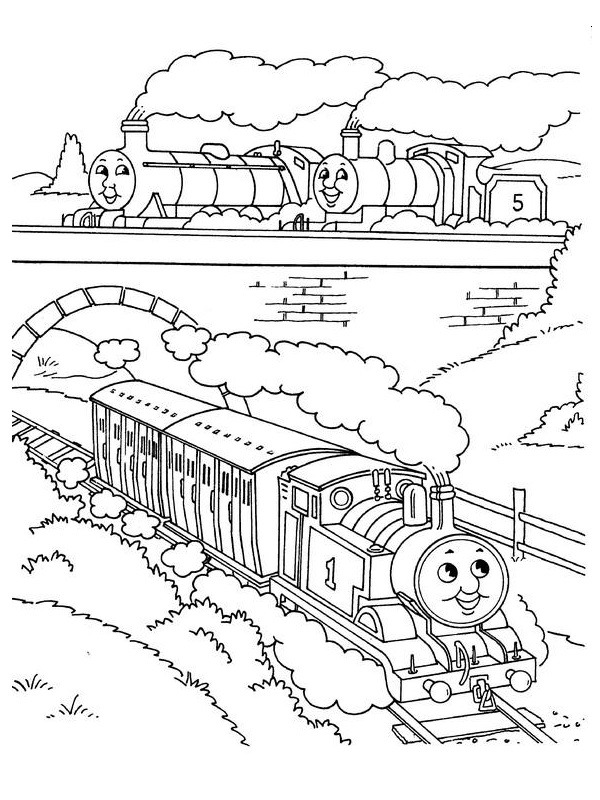 Dibujo de Thomas para Colorear