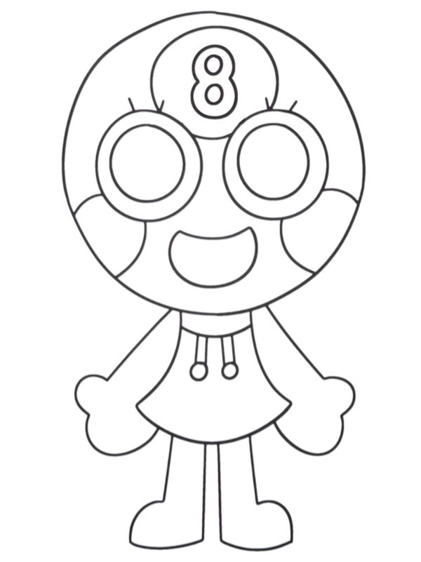 Dibujo de Toodles Dandy’s World para Colorear Dibujo de Toodles Dandy’s World para Colorear