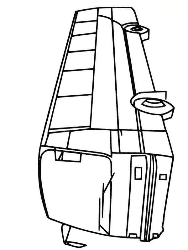 Dibujo de Autocar para Colorear Dibujo de Autocar para Colorear