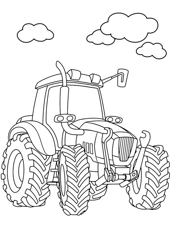 Dibujo de Tractor para Colorear