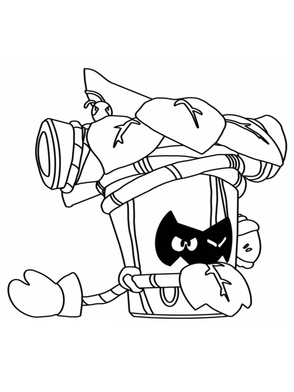 Dibujo de Trunk (Brawl Stars) para Colorear Dibujo de Trunk (Brawl Stars) para Colorear