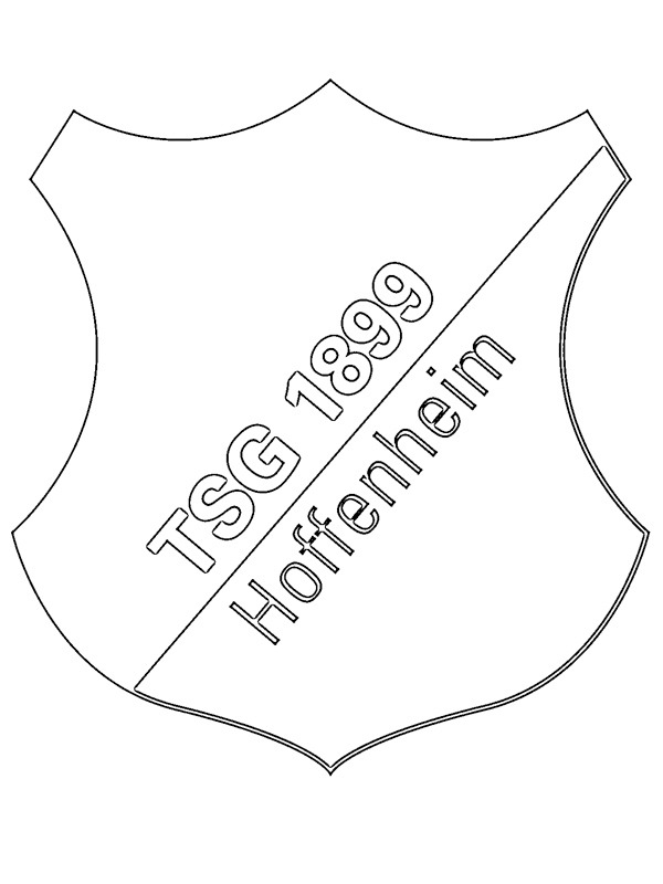 Dibujo de TSG 1899 Hoffenheim para Colorear